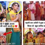 251 दुल्हनों के चेहरे पर मुस्कान लाई उर्वशी रौतेला   251 दुल्हनों का सहारा बनी उर्वशी रौतेला